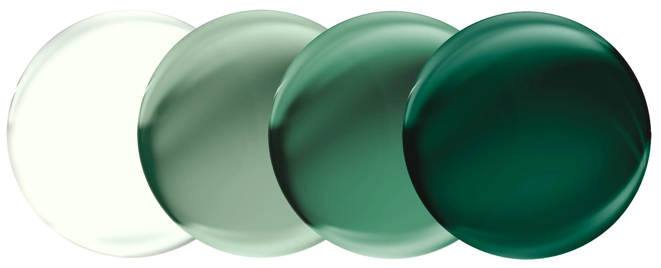 Emerald Green lens swatch