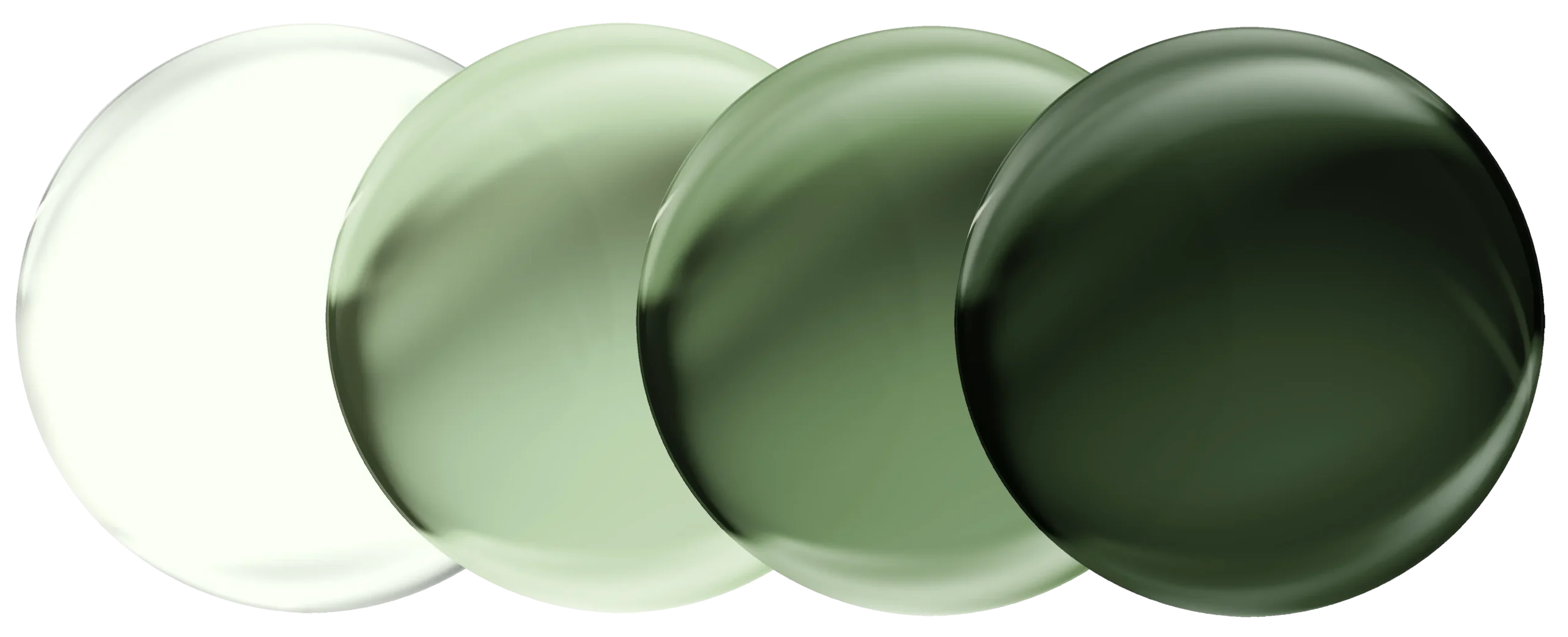 Graphite Green lens swatch
